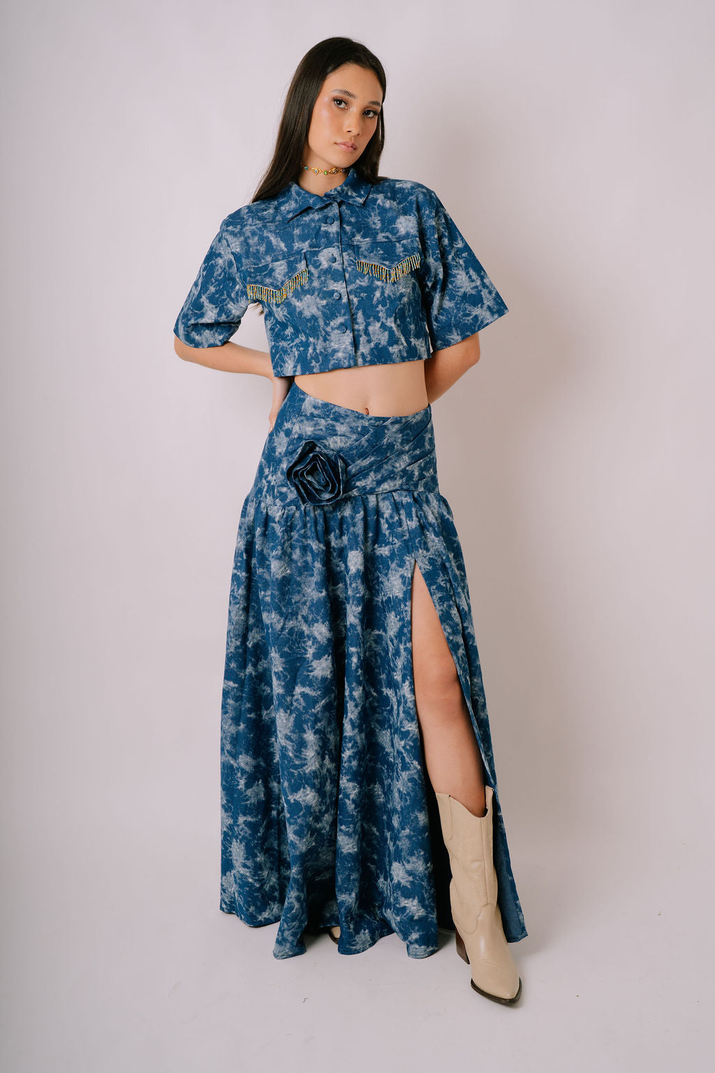 Tie Die Maxi skirt