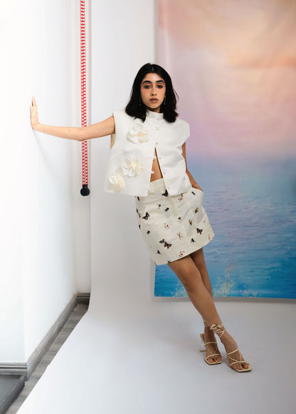 Bomber Flower Vest