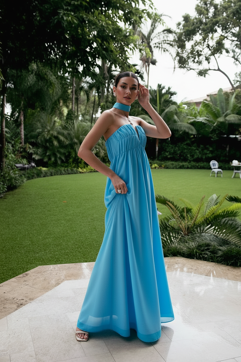 Brianna Chiffon Dress