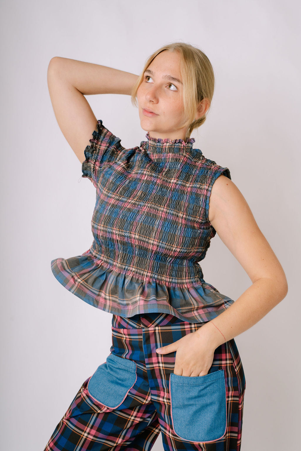Midnight Elastic Top