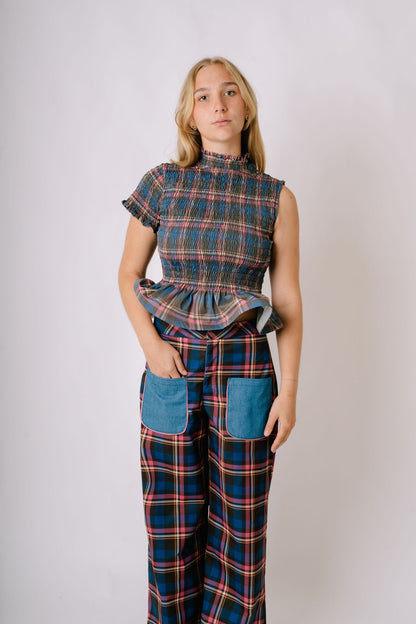 Midnight Elastic Top