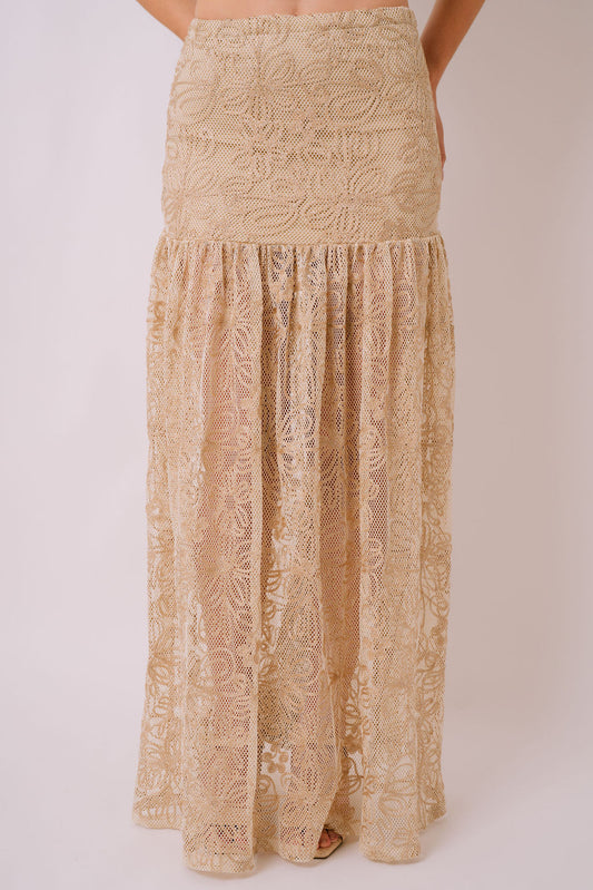 Floral Lace Skirt