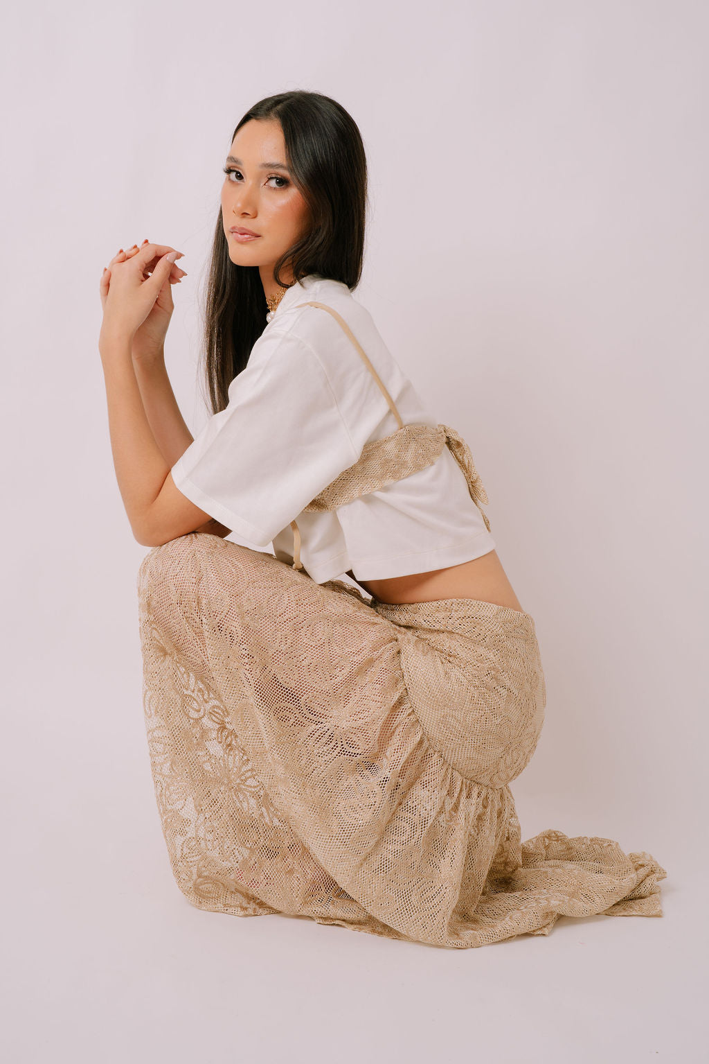 Floral Lace Skirt