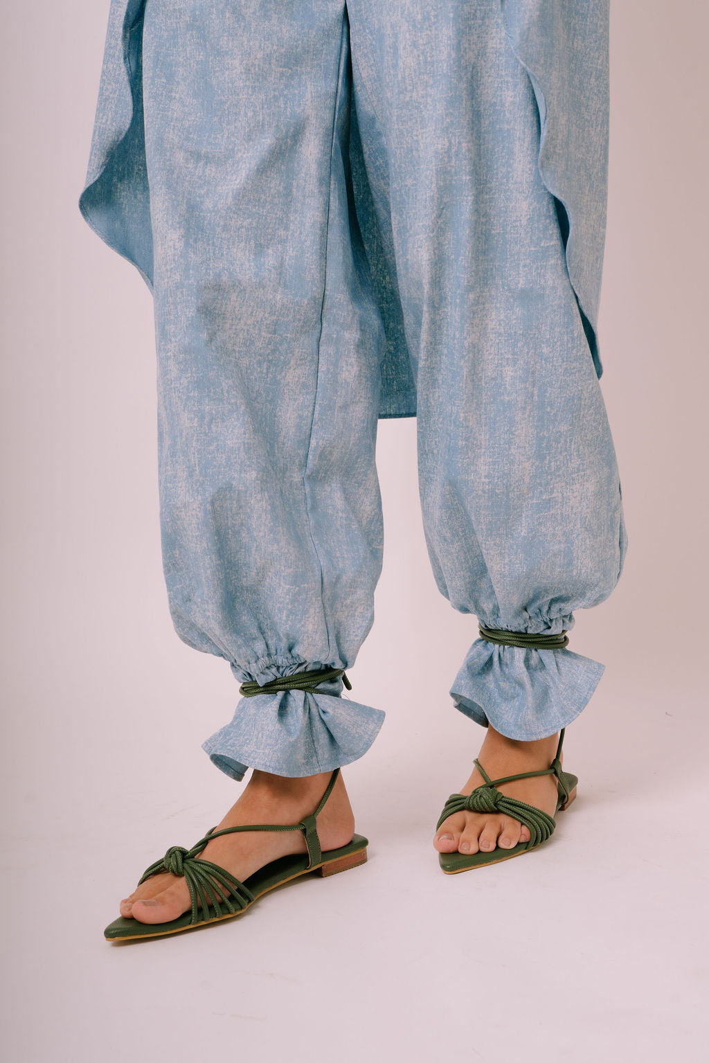 Denim Bomber pants