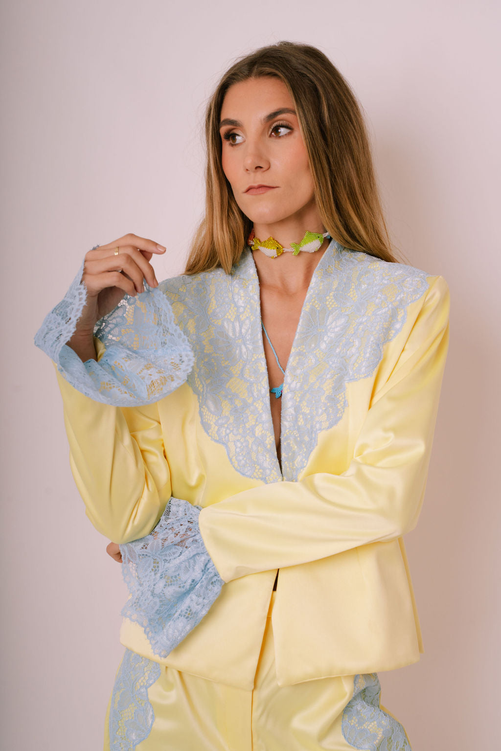 Begonia Lace Blazer