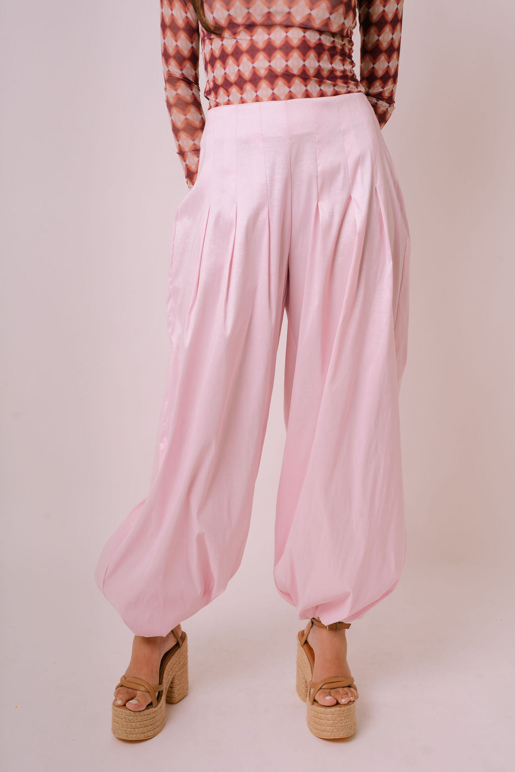 Taffeta Bomber Pants