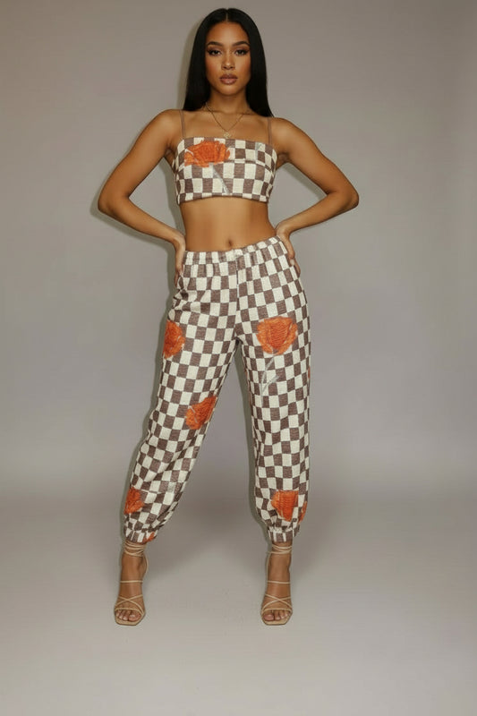 Laguna Sequin Crop Top