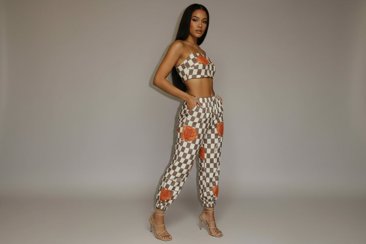 Laguna Sequin Crop Top