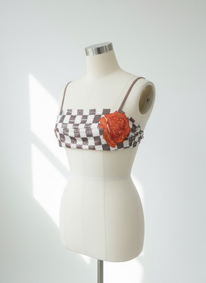 Laguna Sequin Crop Top